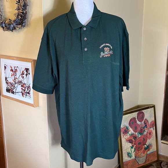 ASHWORTH sz Large Relaxed-Fit Embroidered "Ireland's Oldest Ale Smithwick's" NEW - Picture 3 of 16